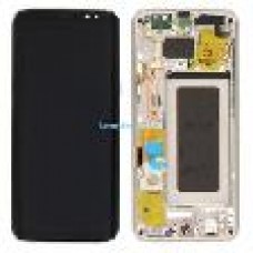 S8/G950 LCD BLACK/GOLD ORIGINAL REF