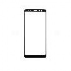 SAMSUNG A8/A8 2018 LCD GLASS BLACK 