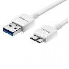 SAMSUNG S5/G900 DATA CABLE WHITE