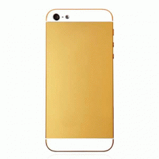 IPHONE 5G BACK COVER GOLD/WHITE 