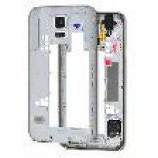 SAMSUNG S5/G900 MIDDLE COVER SILVER 