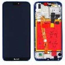P20 LITE LCD+FRAME BLUE ORIG SWAP
