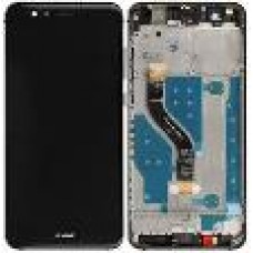 P10 LITE LCD+FRAME BLACK ORIG. USED