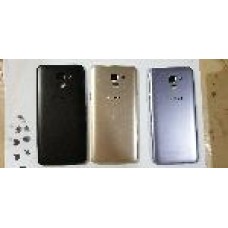 J600 MIDD+BACK COVER USED BLACK/BLUE/GOLD